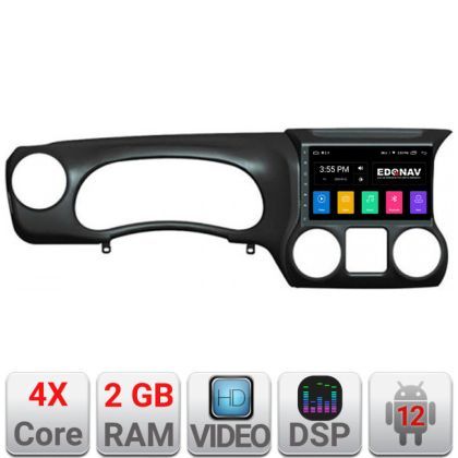 Navigatie Jeep Wrangler 2014-2016 Android radio gps internet 2+32 Kit-wr-15+EDT-E210V2