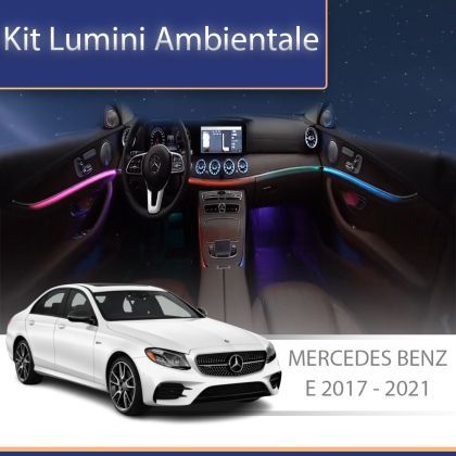 Lumini Ambientale  ventilatoare fata Mercedes E W213 2017-2021 control pe sistemul original sau telefon