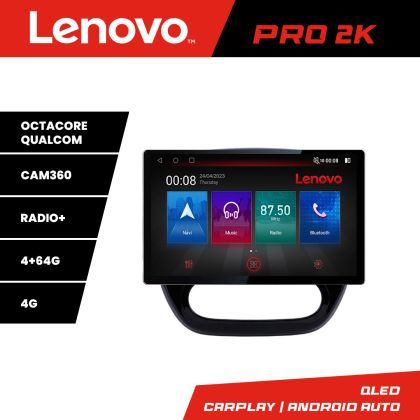 Navigatie Renault Captur K-CAPTUR Lenovo PRO 4+64 13 inch 2K android 4G DSP gps internet  8Core