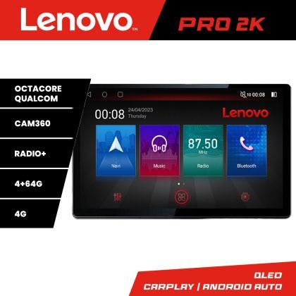 Navigatie Ford Focus 4 K-focus4 Lenovo PRO 4+64 13 inch 2K android 4G DSP gps internet  8Core
