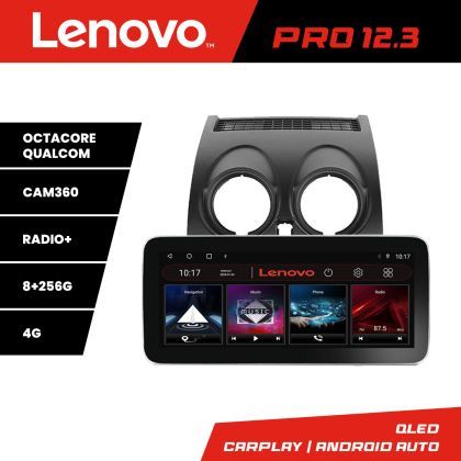 Navigatie Nissan Qashqai K-499 Lenovo PRO 8+256 12.3 inch qled android 4G DSP gps internet  8Core