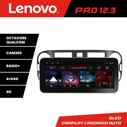 Navigatie VW TIGUAN si Golf Plus 2001-2011 Lenovo PRO 4+64 12.3 inch qled android 4G DSP gps internet  8Core