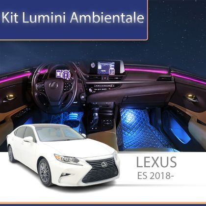 Lumini ambientale Lexus ES 2018-2020 set complet control telefon sau sistem original