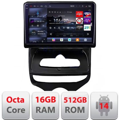 Navigatie Hyundai IX20 2010-2019 Android radio gps internet 8 core QLED 2K 12+256GB 360 Edotec