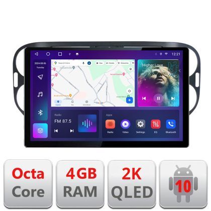 Navigatie dedicata VW TIGUAN si Golf Plus 2007-2011 Edonav ecran 13" 2K 8 si 128 Android Waze USB Navigatie 4G 360 Toslink Youtube Radio KIT-
