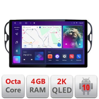 Navigatie dedicata VW Tiguan si Golf Plus 2012-2016 Edonav ecran 13" 2K 8 si 128 Android Waze USB Navigatie 4G 360 Toslink Youtube Radio KIT-4