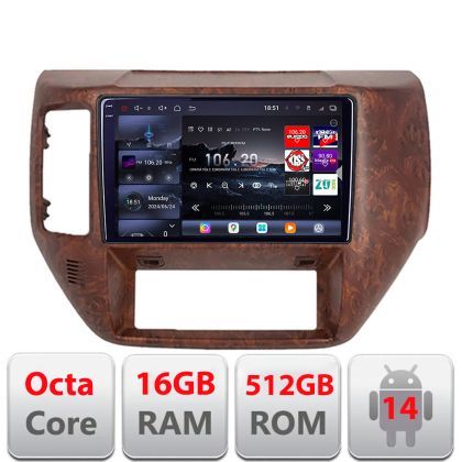 Navigatie Nissan Patrol 2005-2011 Android radio gps internet 8 core QLED 2K 16+512 360GB  Edotec