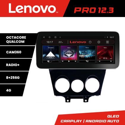 Navigatie Mazda RX8 2003-2008 Lenovo PRO 8+256 12.3 inch qled android 4G DSP gps internet  8Core