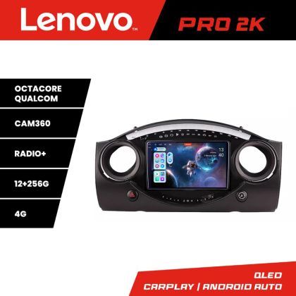 Navigatie Mini intre anii 2004-2006 Android radio gps internet 8 core QLED 2K 12+256 360 Lenovo