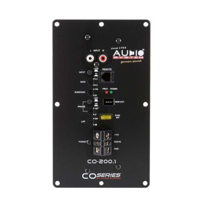 Amplificator Audio System incorporabil CO-200.1, 200 watts, in 2 sau 4 ohm, 1 canal, clasa D