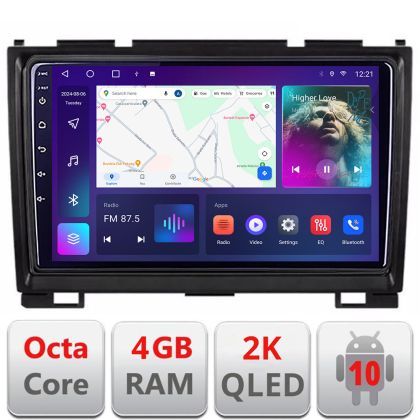 Navigatie Hummer H2 intre anii 2008-2009 Android Octa Core Ecran 2K QLED GPS 4G 4+32GB 360 KIT-H2+EDT-E410-2K