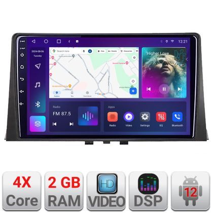 Navigatie Citroen Berlingo 2019- A-berlingo18  2+32 GB Android Waze USB Navigatie Internet Youtube Radio