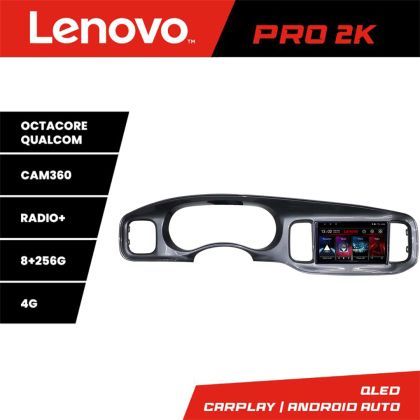Navigatie Dodge Charger 2011-2014  Lenovo Qled 2K Octa Core 8+256 360 DSP carplay android auto radio gps internet kit-charger+PRO-2K-9-8+256