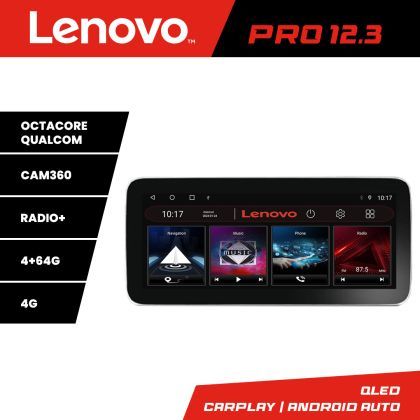 Navigatie Ford Focus C-max S-max Galaxy Mondeo unitati ovale Lenovo Qled 12.3 inch Octa Core 4+64 360 DSP ADAS carplay android auto radio internet kit-ford-oval+PRO-12.3-4+64
