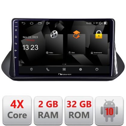 Navigatie Nissan X-trail 2021- Nakamichi Android Ecran 720P Quad Core 2+32 carplay android auto NAM5230