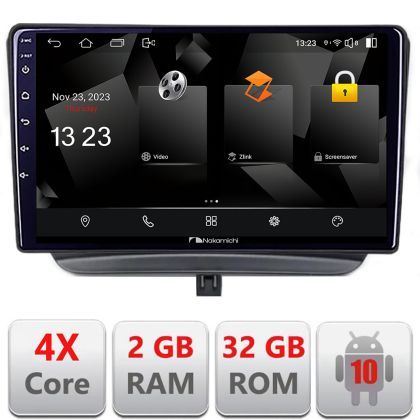 Navigatie Ford Turneo Courier Transit Courier 2014-2021 Nakamichi Android Ecran 720P Quad Core 2+32 carplay android auto NAM5230