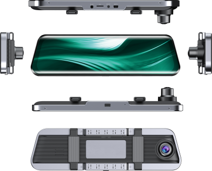 Oglinda cu camera DVR Lenovo M8 ecran de 9..66 inch 1080 fata 1080p spate Wifi Blind Spot Adas