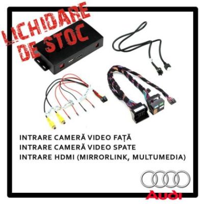 ADVM-AU5 AUDI A1 Adaptiv Mini HDMI & doua camere pe ecranul OEM