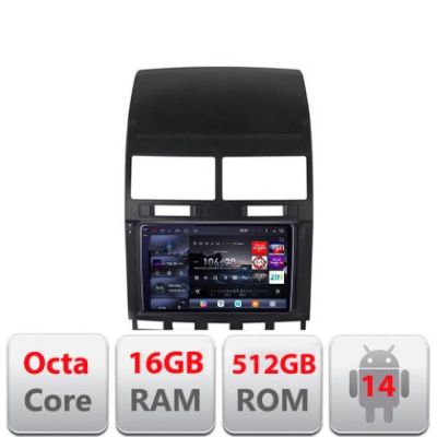 Navigatie VW Touareg 2004-2011 Edotec Kit-042 8 core QLED 2K 16+512 360 Android Waze USB Navigatie Internet Youtube Radio