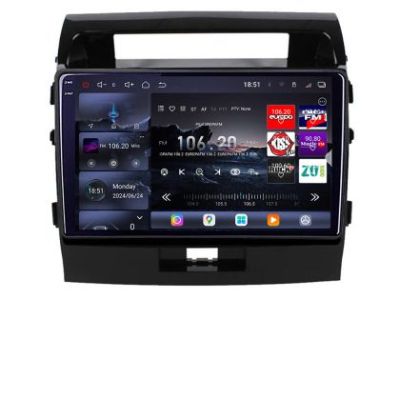 Navigatie Toyota LandCruiser 2008-2015 Edotec Kit-381 8 core QLED 2K 16+512 360 Android Waze USB Navigatie Internet Youtube Radio