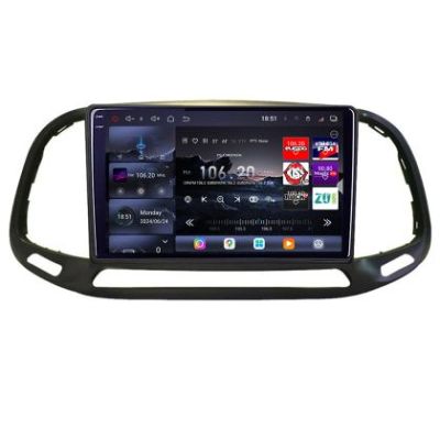 Navigatie Fiat Doblo 2015-2018 Edotec Kit-DOBLO15 8 core QLED 2K 16+512 360 Android Waze USB Navigatie Internet Youtube Radio