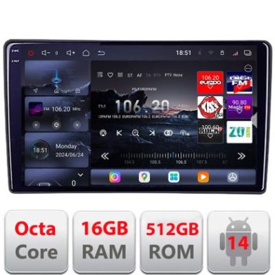 Navigatie VW Touareg 2002-2010 Android radio gps internet 8 core QLED 2K 16+512 360 Edotec