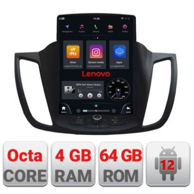 Navigatie Ford Kuga 2013-2020 tip tesla radio gps internet Qualcomm 8X 8+128 360 4G carplay android auto  kit-tesla-362+ULTRA-9.7-8+128