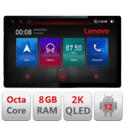 Navigatie Nissan Navara 2006-2014 N-NAVARA ecran 13" 2K 8+128 Android Waze USB Navigatie 4G 360 Toslink Youtube