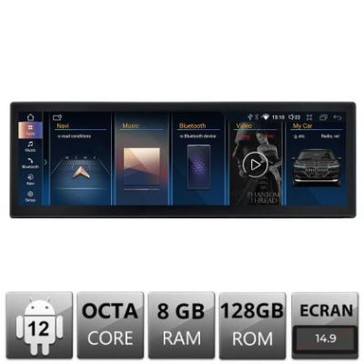 Navigatie dedicata Edotec BMW Z4 E89 masini cu unitate CIC Android ecran 14.9" 8+128 4G BT camere 360