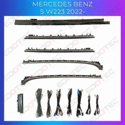 Lumini ambientale Mercedes  set complet control telefon sau sistem original