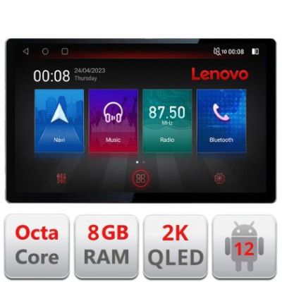 Navigatie Peugeot Bipper, Citroen Nemo, Fiat Qubo 2008-2017, Ecran 2K QLED 13