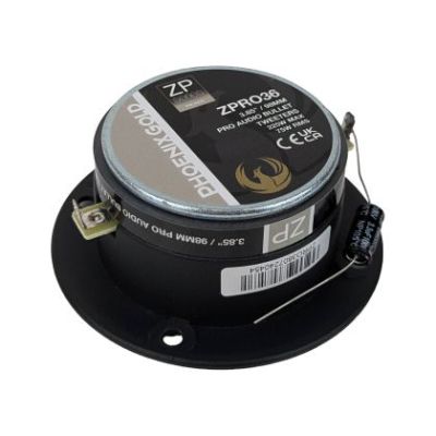 Cutie de difuzoare Phonix Gold 1700W ieșire SPL 2 x 4 OHM 4 x difuzoare midrange 2 x tweetere pro audio