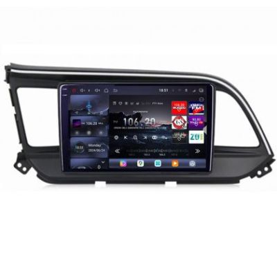 Navigatie Hyundai Elantra 2018- Edotec Kit-1581 8 core QLED 2K 16+512 360 Android Waze USB Navigatie Internet Youtube Radio
