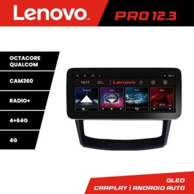 Navigatie Renault Kadjar facelift 2019-2022 Lenovo Qled 12.3 inch Octa Core 4+64 360 DSP ADAS carplay android auto radio internet kit-9030-facelift+PRO-12.3-4+64+kit-9030-facelift10-9